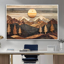 Wood Mountain Wall Art Canvas Print – Layered Forest and by MyGreatCanvas | Canvas Wall Art Prints | Photo Prints & Wall Decor