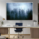 Foggy Pines Misty Forest Wall Art Print by MyGreatCanvas | Canvas Wall Art Prints | Photo Prints & Wall Decor