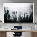 Foggy Pine Forest Canvas Wall Art by MyGreatCanvas | Canvas Wall Art Prints | Photo Prints & Wall Decor