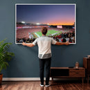 Dooley Stadium Wall Art, Sports Arena Canvas Print, Dooley
