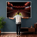 Tennessee Neyland Stadium Wall Art, Sports Arena Canvas