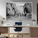Wild Elephant Wall Art Canvas Print by MyGreatCanvas | Canvas Wall Art Prints | Photo Prints & Wall Decor