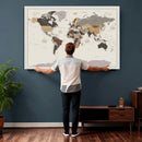 World Map Wall Art Print