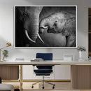 Elephant Family Wall Art Canvas, Framed Elephant Family by MyGreatCanvas | Canvas Wall Art Prints | Photo Prints & Wall Decor