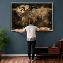 World Map Canvas Print, Modern Decorative Framed Map Artwork by MyGreatCanvas | Canvas Wall Art Prints | Photo Prints & Wall Decor