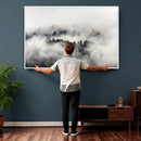 Foggy Forest Wall Art Canvas Print, Misty Pine Tree by MyGreatCanvas | Canvas Wall Art Prints | Photo Prints & Wall Decor