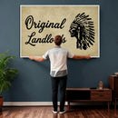 Original Landlords Wall Art Canvas Print, Native American by MyGreatCanvas | Canvas Wall Art Prints | Photo Prints & Wall Decor