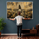 Cowgirl Wall Art Canvas Print, Western Horse Rider Wall Art, by MyGreatCanvas | Canvas Wall Art Prints | Photo Prints & Wall Decor
