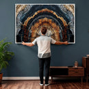 Abstract Wood Grain Canvas Print, Tree Ring Pattern Wall by MyGreatCanvas | Canvas Wall Art Prints | Photo Prints & Wall Decor