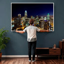 Atlanta Skyline Wall Art Canvas Print – Modern Cityscape by MyGreatCanvas | Canvas Wall Art Prints | Photo Prints & Wall Decor