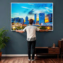 Atlanta Skyline Wall Art Canvas Print, Atlanta Downtown by MyGreatCanvas | Canvas Wall Art Prints | Photo Prints & Wall Decor