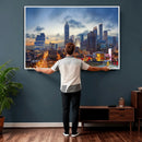 Atlanta Skyline Wall Art Canvas Print, Atlanta Downtown by MyGreatCanvas | Canvas Wall Art Prints | Photo Prints & Wall Decor