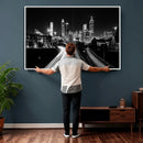 Atlanta Skyline Wall Art Canvas Print, Atlanta Downtown by MyGreatCanvas | Canvas Wall Art Prints | Photo Prints & Wall Decor