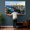 Austin Skyline Wall Art Canvas Print, Austin Downtown Night by MyGreatCanvas | Canvas Wall Art Prints | Photo Prints & Wall Decor