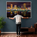 Baltimore Skyline Wall Art Canvas Print, Baltimore Downtown by MyGreatCanvas | Canvas Wall Art Prints | Photo Prints & Wall Decor