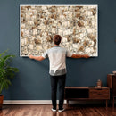 Farmhouse Animals Print - Abstract Farm Animal Drawing by MyGreatCanvas | Canvas Wall Art Prints | Photo Prints & Wall Decor