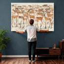Gazelle Wall Art Canvas Print - Abstract Antelope Wall Art by MyGreatCanvas | Canvas Wall Art Prints | Photo Prints & Wall Decor