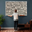 Abstract Zebra Wall Art Canvas Print for Farmhouse Decor by MyGreatCanvas | Canvas Wall Art Prints | Photo Prints & Wall Decor