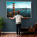 Golden Gate Bridge Wall Art Canvas Print – San Francisco by MyGreatCanvas | Canvas Wall Art Prints | Photo Prints & Wall Decor