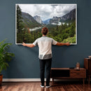 Yosemite Valley Wall Art Canvas Print – Misty Mountain by MyGreatCanvas | Canvas Wall Art Prints | Photo Prints & Wall Decor