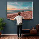 Pastel Beach Wall Art Canvas Print – Soft Coastal by MyGreatCanvas | Canvas Wall Art Prints | Photo Prints & Wall Decor