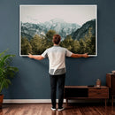 Mountain Forest Wall Art Canvas Print, Alpine Landscape by MyGreatCanvas | Canvas Wall Art Prints | Photo Prints & Wall Decor