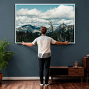 Mountain Forest Wall Art Canvas Print, Alpine Pine Tree by MyGreatCanvas | Canvas Wall Art Prints | Photo Prints & Wall Decor