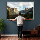 Yosemite Valley Mountain Wall Art Canvas Print, Granite by MyGreatCanvas | Canvas Wall Art Prints | Photo Prints & Wall Decor