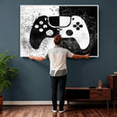 Abstract Gaming Controller Wall Art Canvas Print by MyGreatCanvas | Canvas Wall Art Prints | Photo Prints & Wall Decor