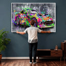 Graffiti Sports Car Street Art Wall Art Canvas Print, by MyGreatCanvas | Canvas Wall Art Prints | Photo Prints & Wall Decor
