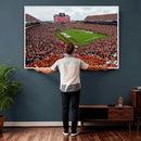 Auburn Stadium Wall Art Canvas Print, Jordan Hare Stadium