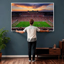 Oklahoma Sooners Stadium Wall Art Canvas Print, College