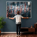 Winter Heather Wall Art Canvas Print, Frosted Floral Nature by MyGreatCanvas | Canvas Wall Art Prints | Photo Prints & Wall Decor