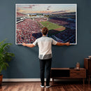Ole Miss Rebels Vaught Hemingway Stadium Wall Art Canvas
