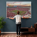Donald W. Reynolds Razorback Stadium Wall Art Canvas Print – by MyGreatCanvas | Canvas Wall Art Prints | Photo Prints & Wall Decor