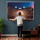 Oklahoma Memorial Stadium Wall Art Canvas Print – Oklahoma by MyGreatCanvas | Canvas Wall Art Prints | Photo Prints & Wall Decor