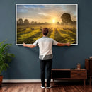 Sheep Wall Art Canvas Print – Rural Farm Animal Artwork by MyGreatCanvas | Canvas Wall Art Prints | Photo Prints & Wall Decor
