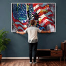 USA Statue of Liberty Graffiti Street Art Wall Art Canvas by MyGreatCanvas | Canvas Wall Art Prints | Photo Prints & Wall Decor