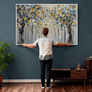 Golden Butterfly Tree Abstract Wall Art Canvas Print, Modern by MyGreatCanvas | Canvas Wall Art Prints | Photo Prints & Wall Decor
