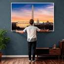 Washington DC Skyline Wall Art Canvas Print – Lincoln by MyGreatCanvas | Canvas Wall Art Prints | Photo Prints & Wall Decor