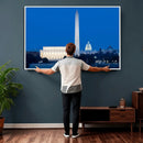 Washington DC Skyline Wall Art Canvas Print – Lincoln by MyGreatCanvas | Canvas Wall Art Prints | Photo Prints & Wall Decor