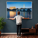 Washington DC Wall Art Canvas Print – Lincoln Memorial Night by MyGreatCanvas | Canvas Wall Art Prints | Photo Prints & Wall Decor