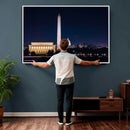 Washington White House Skyline Wall Art Canvas Print – by MyGreatCanvas | Canvas Wall Art Prints | Photo Prints & Wall Decor