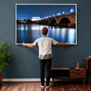 Washington DC Wall Art Canvas Print – Lincoln Memorial Night by MyGreatCanvas | Canvas Wall Art Prints | Photo Prints & Wall Decor