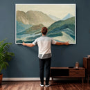 Abstract Mountain Landscape Wall Art Canvas Print – Textured by MyGreatCanvas | Canvas Wall Art Prints | Photo Prints & Wall Decor