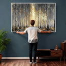 Abstract Birch Forest Wall Art Canvas Print – Modern Neutral by MyGreatCanvas | Canvas Wall Art Prints | Photo Prints & Wall Decor