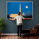 Washington DC Skyline Wall Art Canvas Print – Lincoln by MyGreatCanvas | Canvas Wall Art Prints | Photo Prints & Wall Decor