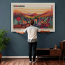 Yayoi Kusama Colorful Landscape Wall Art Canvas Print – by MyGreatCanvas | Canvas Wall Art Prints | Photo Prints & Wall Decor