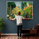 Gustav Klimt Boho Mountain Landscape Large Wall Art, by MyGreatCanvas | Canvas Wall Art Prints | Photo Prints & Wall Decor