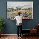 Katie Staples Hillside Canvas Wall Art — Coastal Wildflower by MyGreatCanvas | Canvas Wall Art Prints | Photo Prints & Wall Decor